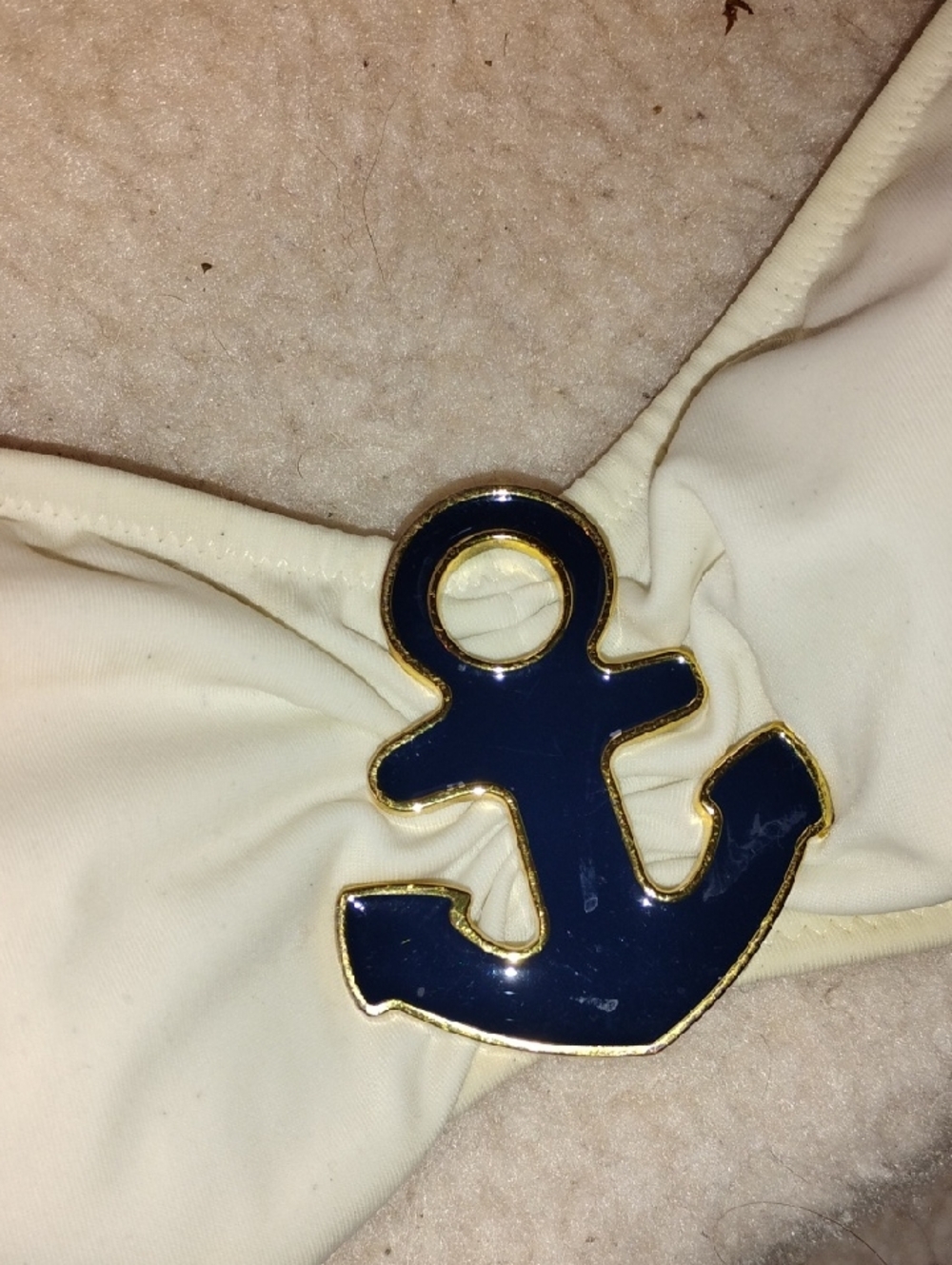 Victoria Secret  Strapless Anchor Bikini Top